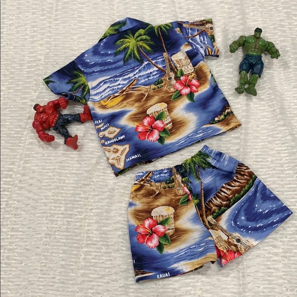 NWOT RJC BABY HAWIIAN  SET👼🏼🌺👼🏼🌺 - Picture 2 of 4